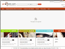 Tablet Screenshot of de.getalyric.com