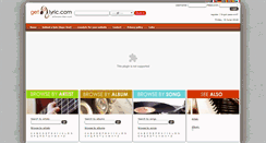 Desktop Screenshot of getalyric.com
